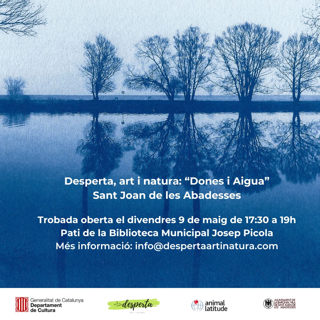 Cartell Dones i aigua_Tallers Art i Natura a Sant Joan Ab. (1)